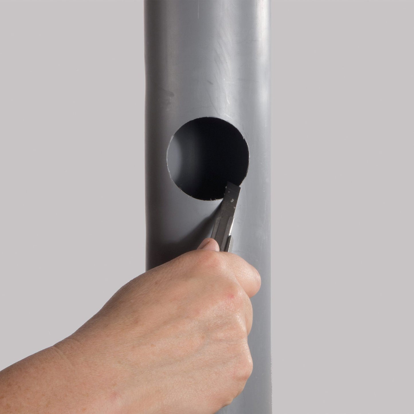 Juego de sillín de derivación Airfit, incluye junta de goma y 2 abrazaderas de manguera de acero inoxidable, gris, 110 x 90 mm