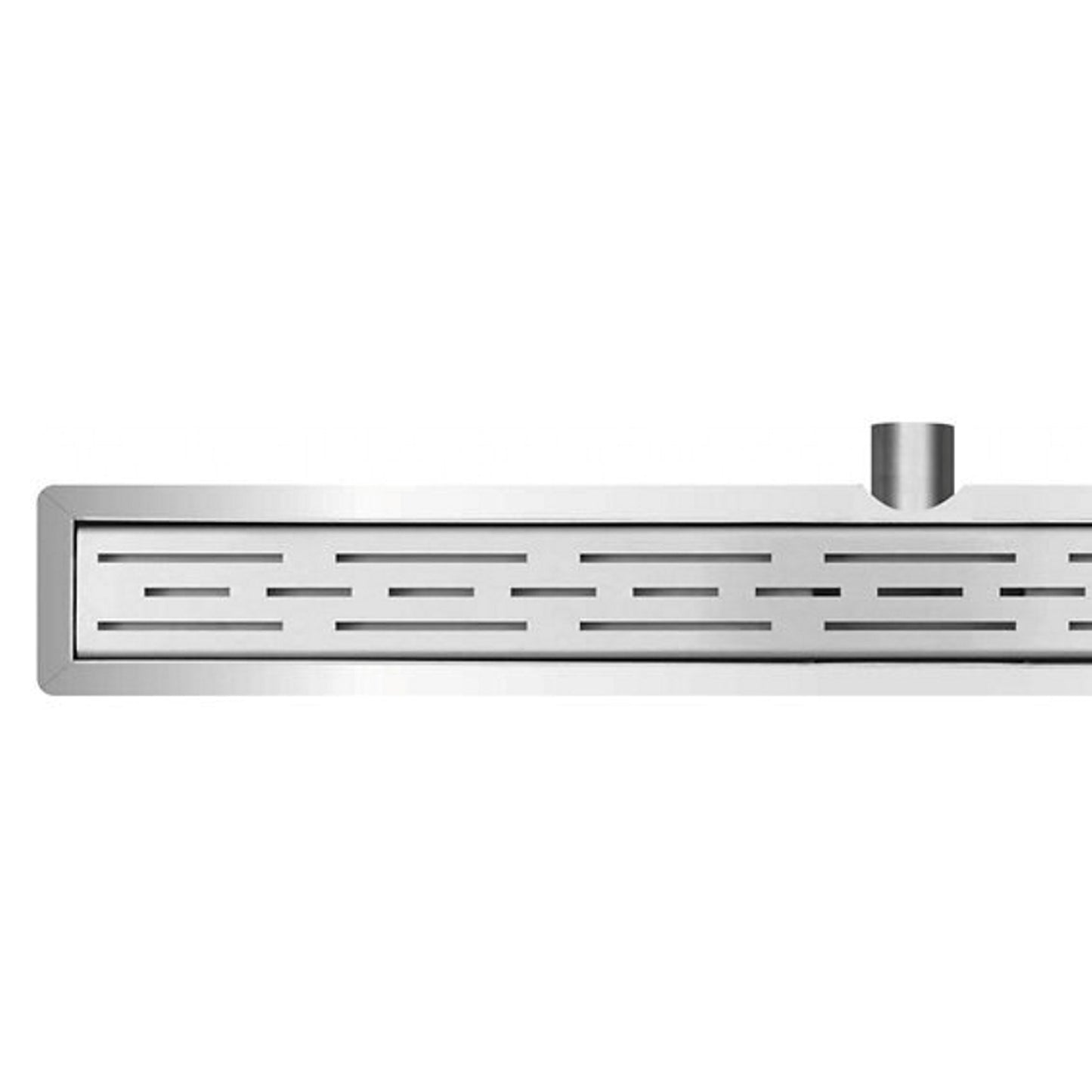 W-drain shower drain, wall version, with flange, including grate, l = 800 mm