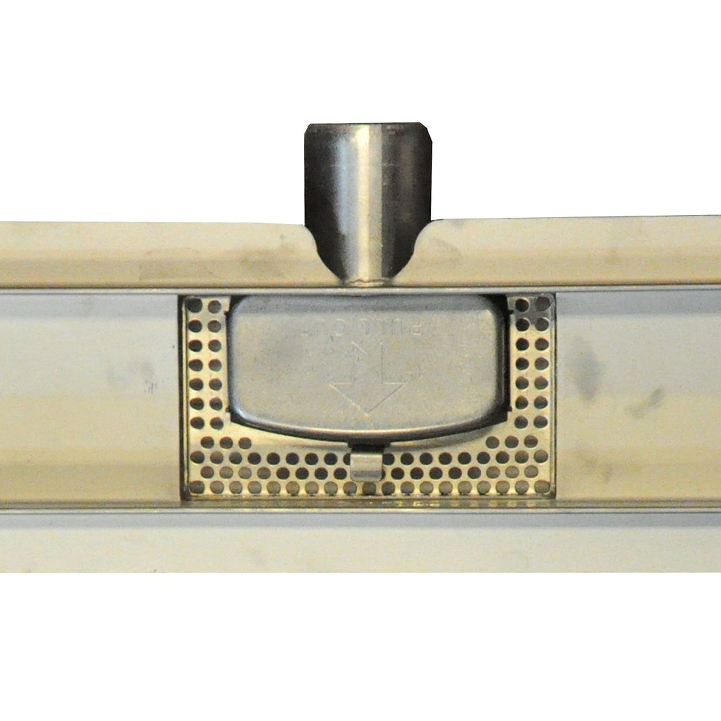 W-drain shower drain, door version, with flange, excluding grate, l = 800 mm