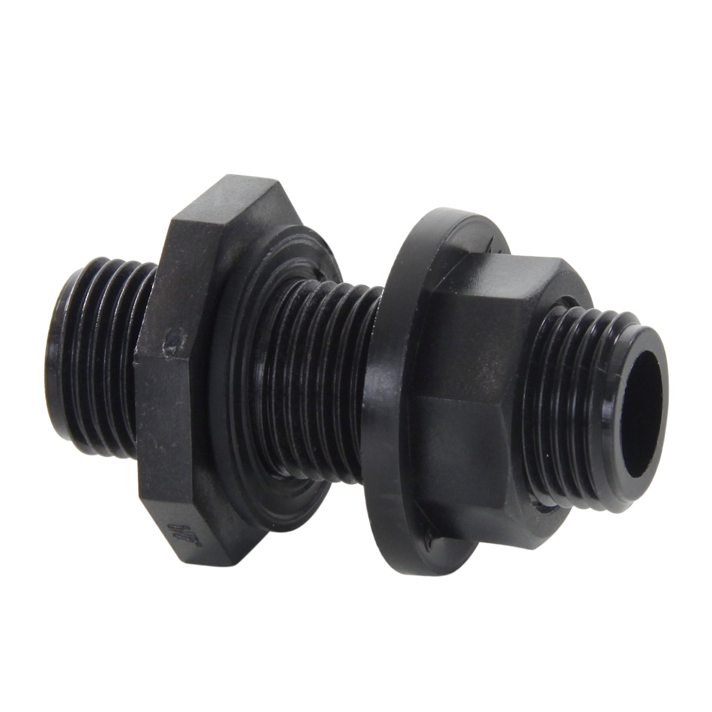 Accesorio de tanque BD, PP, 2 roscas macho, 1"