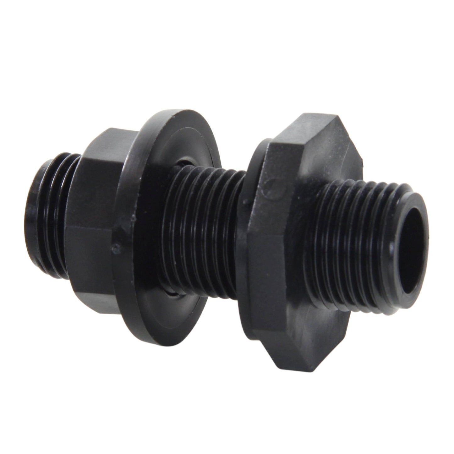 Accesorio de tanque BD, PP, 2 roscas macho, 1"