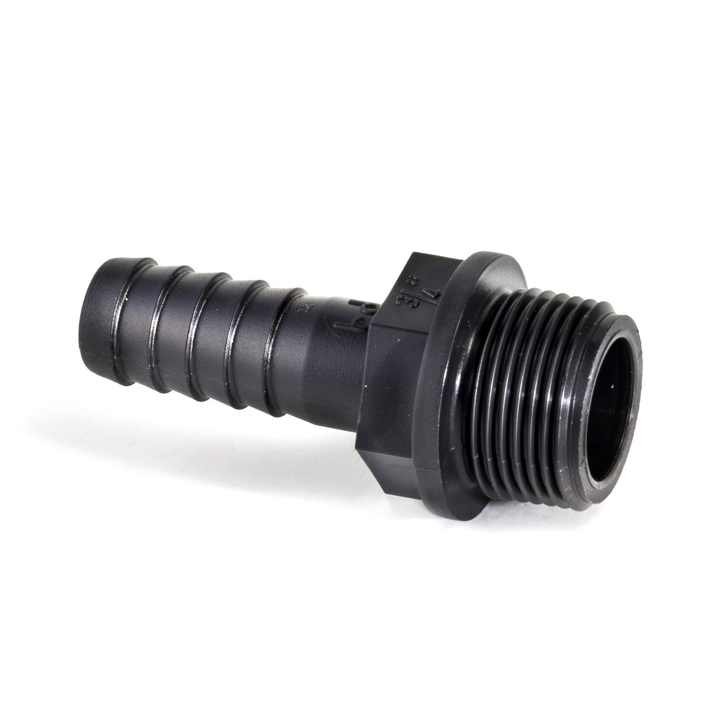 Conector de manguera BD, PP, rosca macho x conector de manguera, 1" x 25 mm