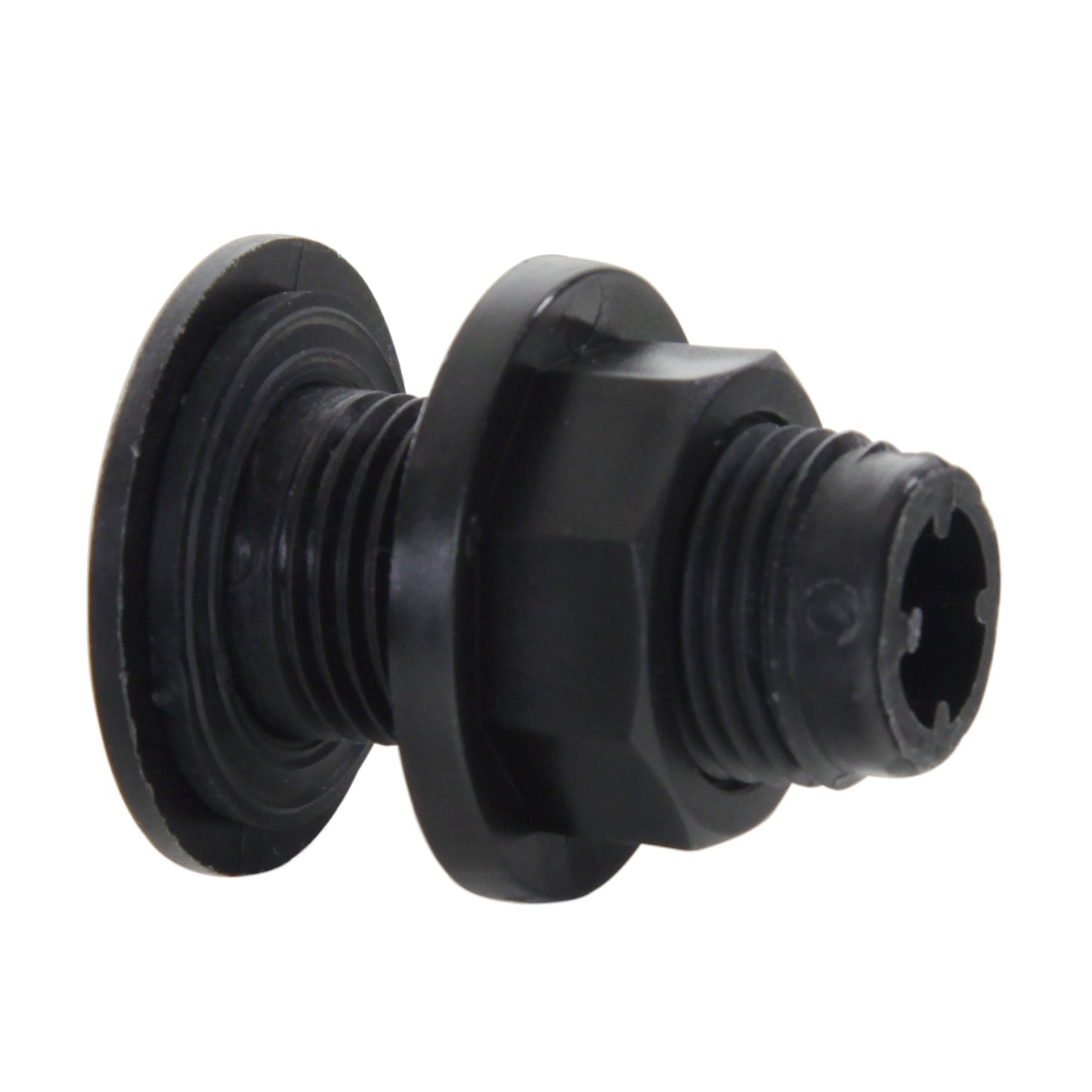 Accesorio de tanque BD, PP, 1 rosca macho, ½"