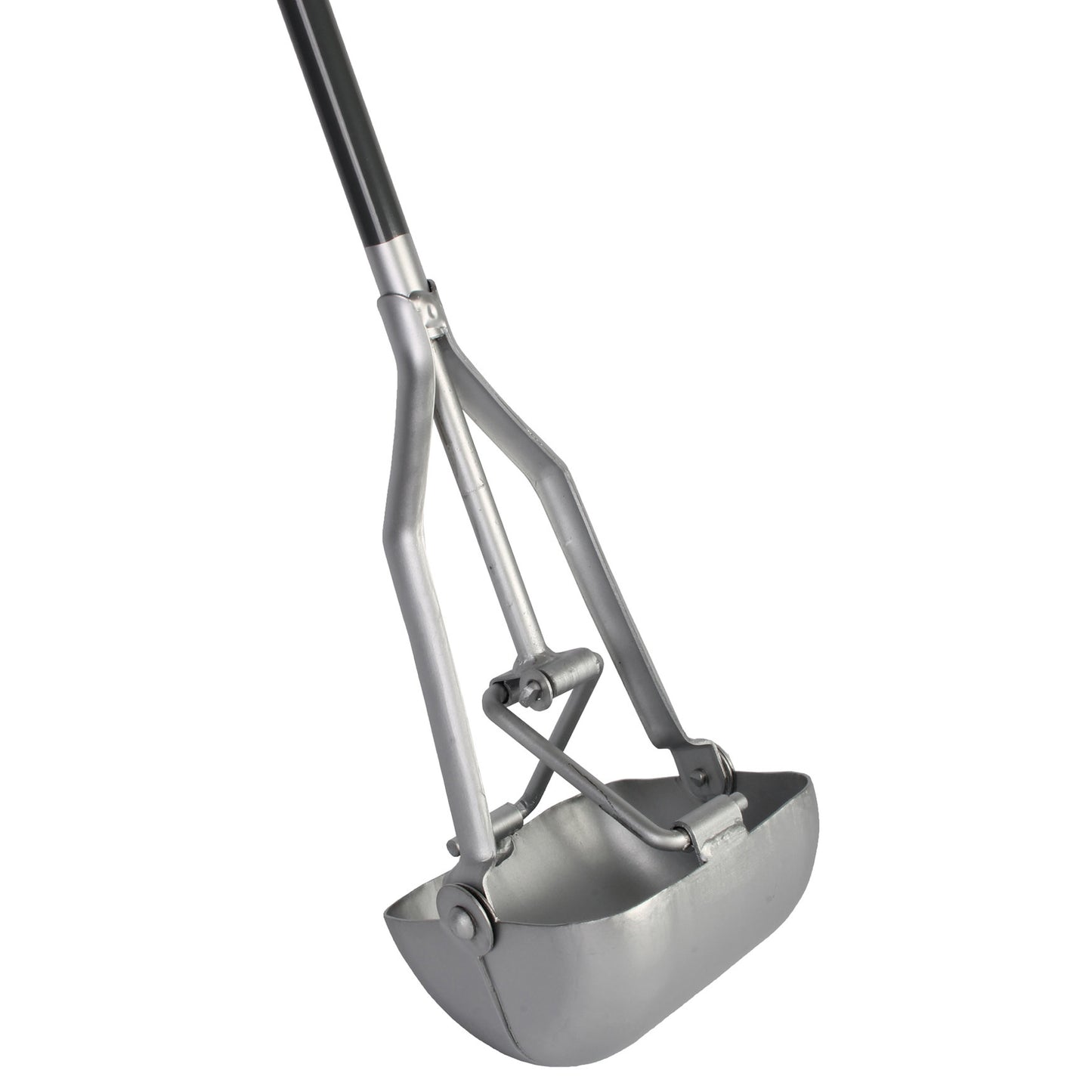 Talen Tools drain scoop, square model, steel, bowl size 15 cm, handle length 1.5 m