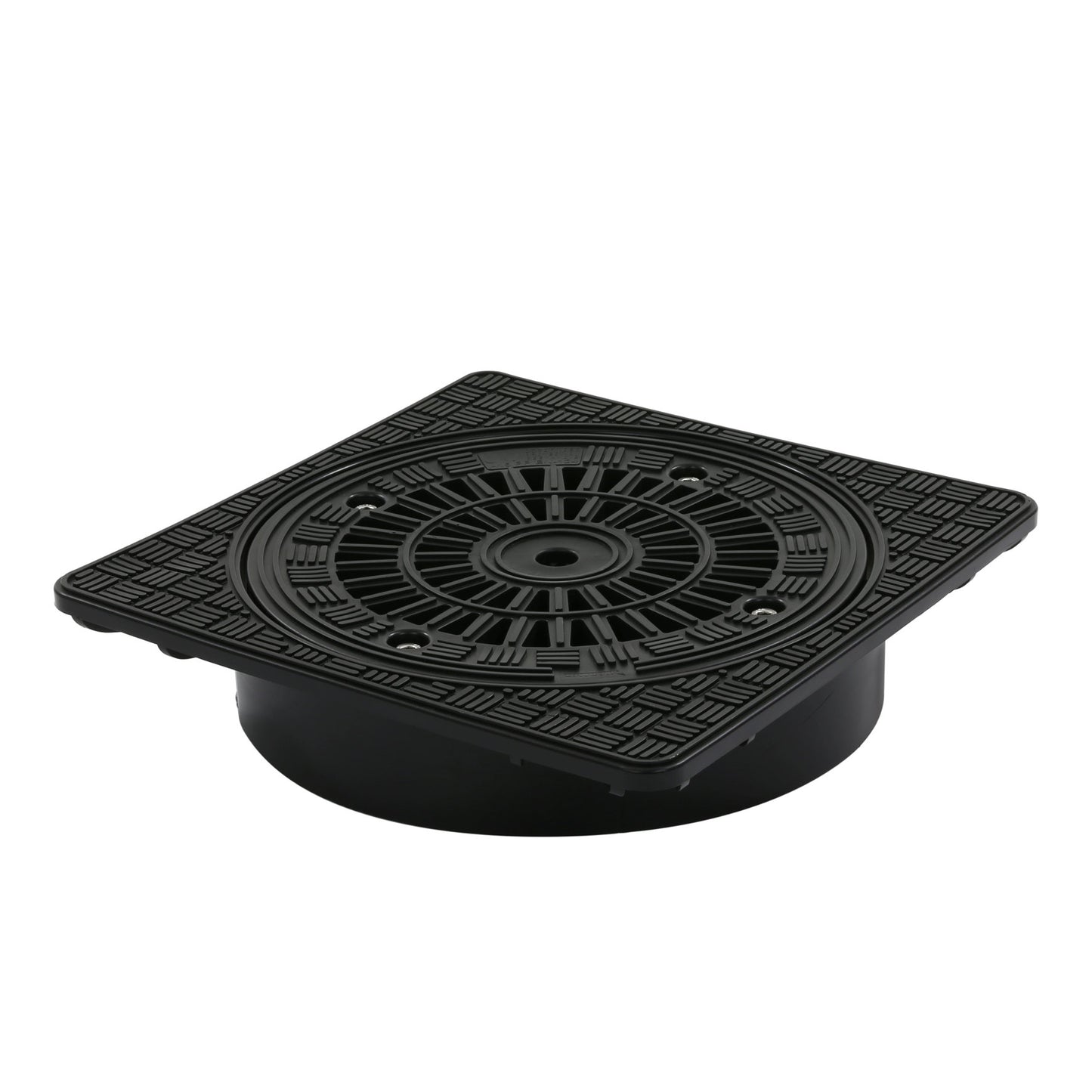 Karmat pit cover, PP, square, 365 x 365 mm, with slot cover, 315 mm