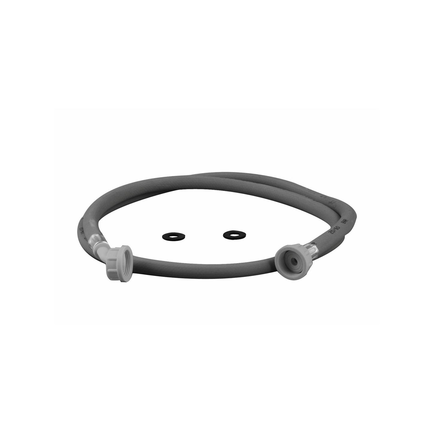 Nedco supply hose for washing machine, PVC, right-angle coupling, 20 - 60 atm, 1.5 m, grey