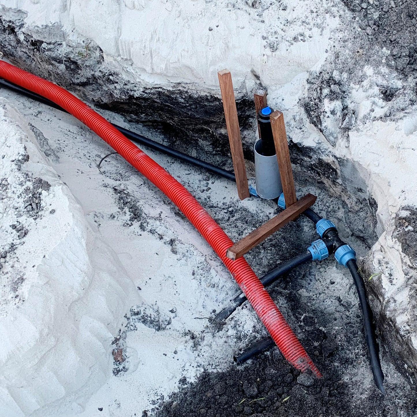 HDPE pipe for drinking water, PE 100, 12,5 bar, SDR 13,6, Kiwa, 25 x 2.0 mm, l = 50 m