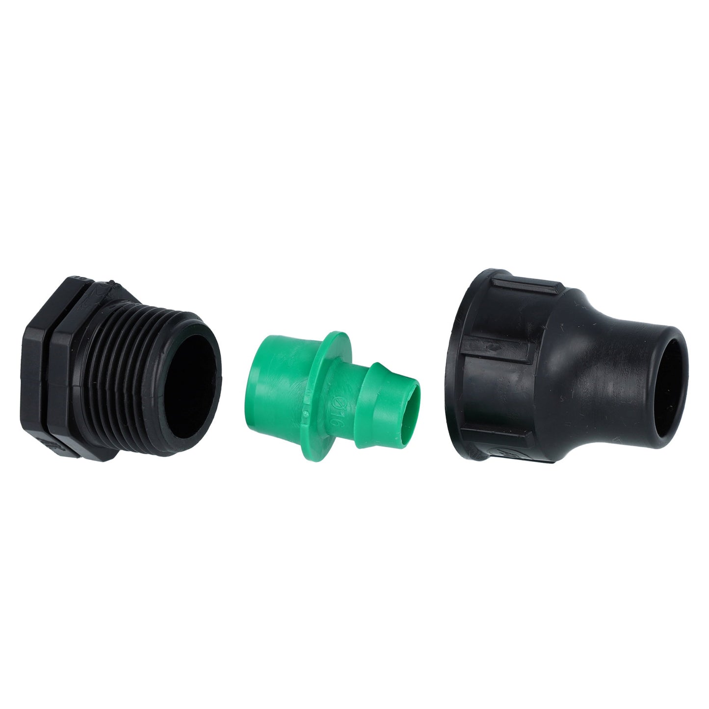 Palaplast end cap, 1x clamp, 16 mm