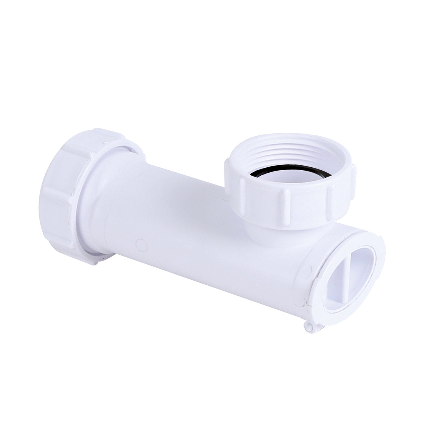 Sifón ahorrador de espacio McAlpine para lavabo. PP, blanco, KOMO, 1¼" x 32 mm