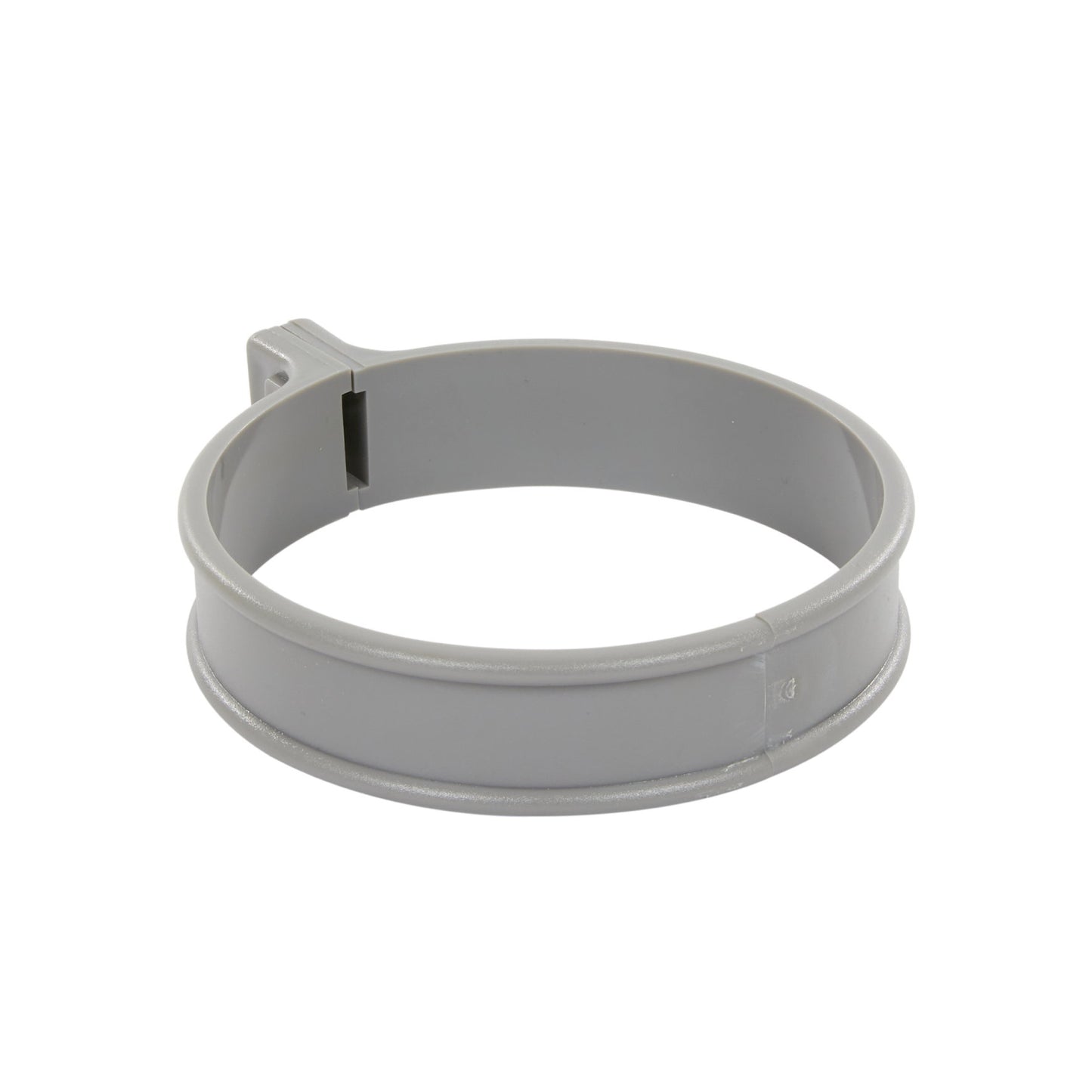 Dyka rainwater downpipe bracket, PVC, model B, grey, 100 mm