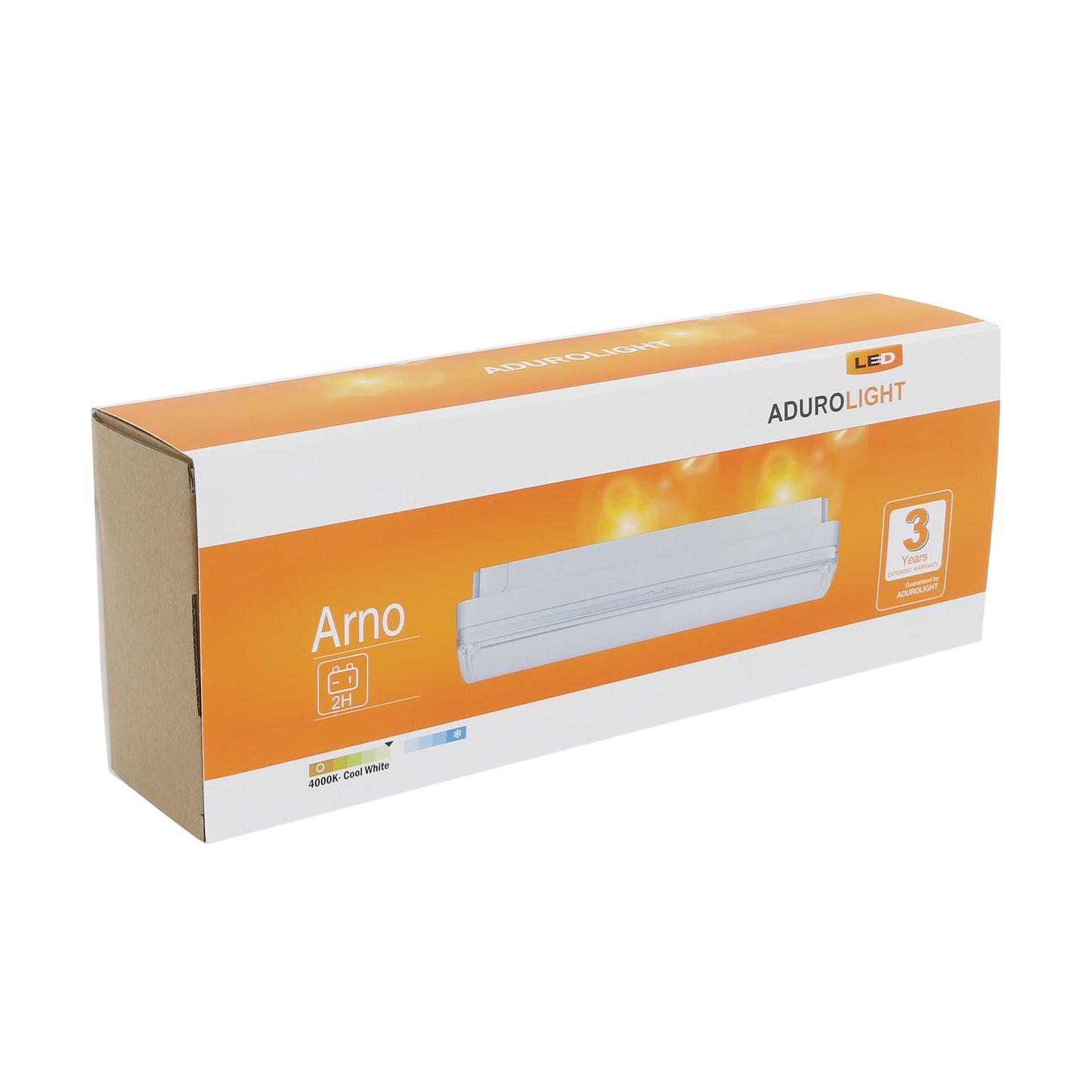 Iluminación de emergencia, orientación y vías de escape Adurolight®, Arno, 230 V, 3 W, duración de la batería 2 horas