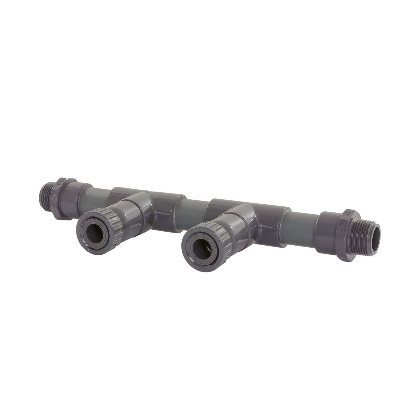 Distribuidor de agua Maspla, 2 ramales, PVC, d=32 mm, conexiones de 1"