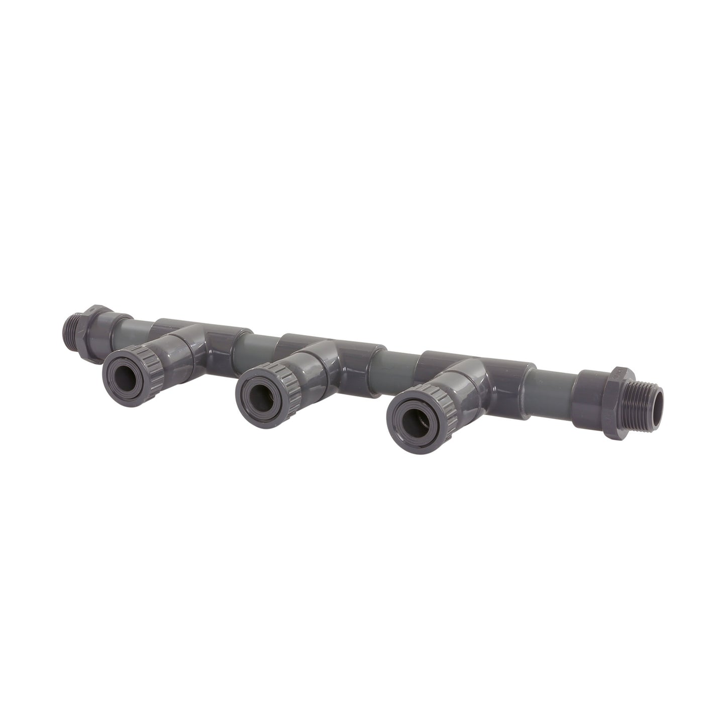 Distribuidor de agua Maspla, 3 ramales, PVC, d=32 mm, conexiones de 1"