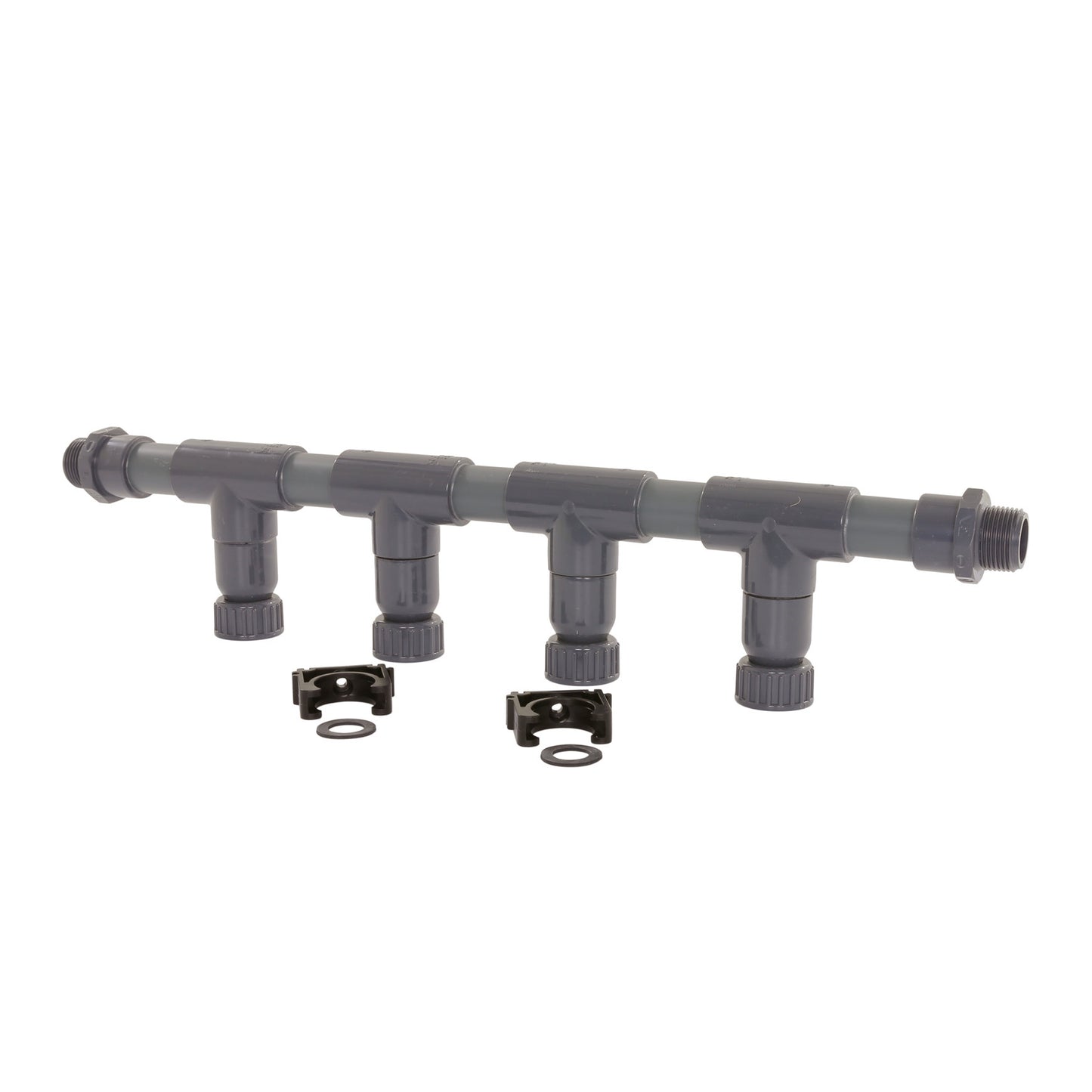 Distribuidor de agua Maspla, 4 ramales, PVC, d=32 mm, conexiones de 1"