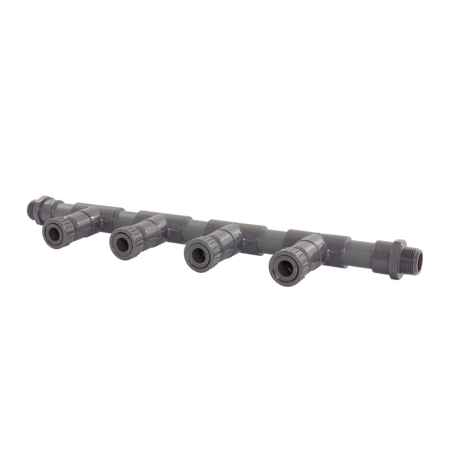Distribuidor de agua Maspla, 4 ramales, PVC, d=32 mm, conexiones de 1"