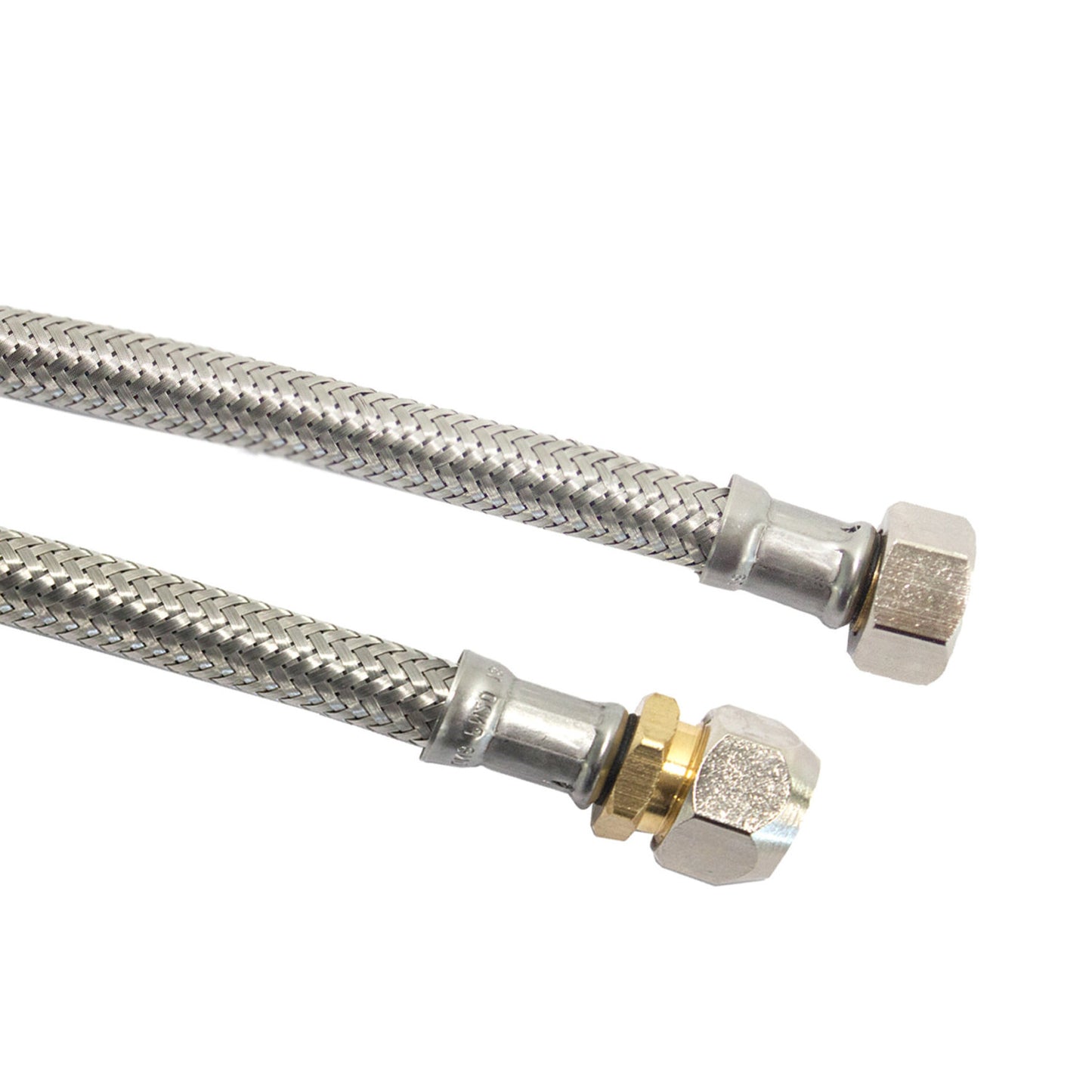 Manguera de conexión flexible Fixaflex, EPDM, rosca hembra x compresión, EN13618, DN8, 12 mm x 3/8", l=35cm