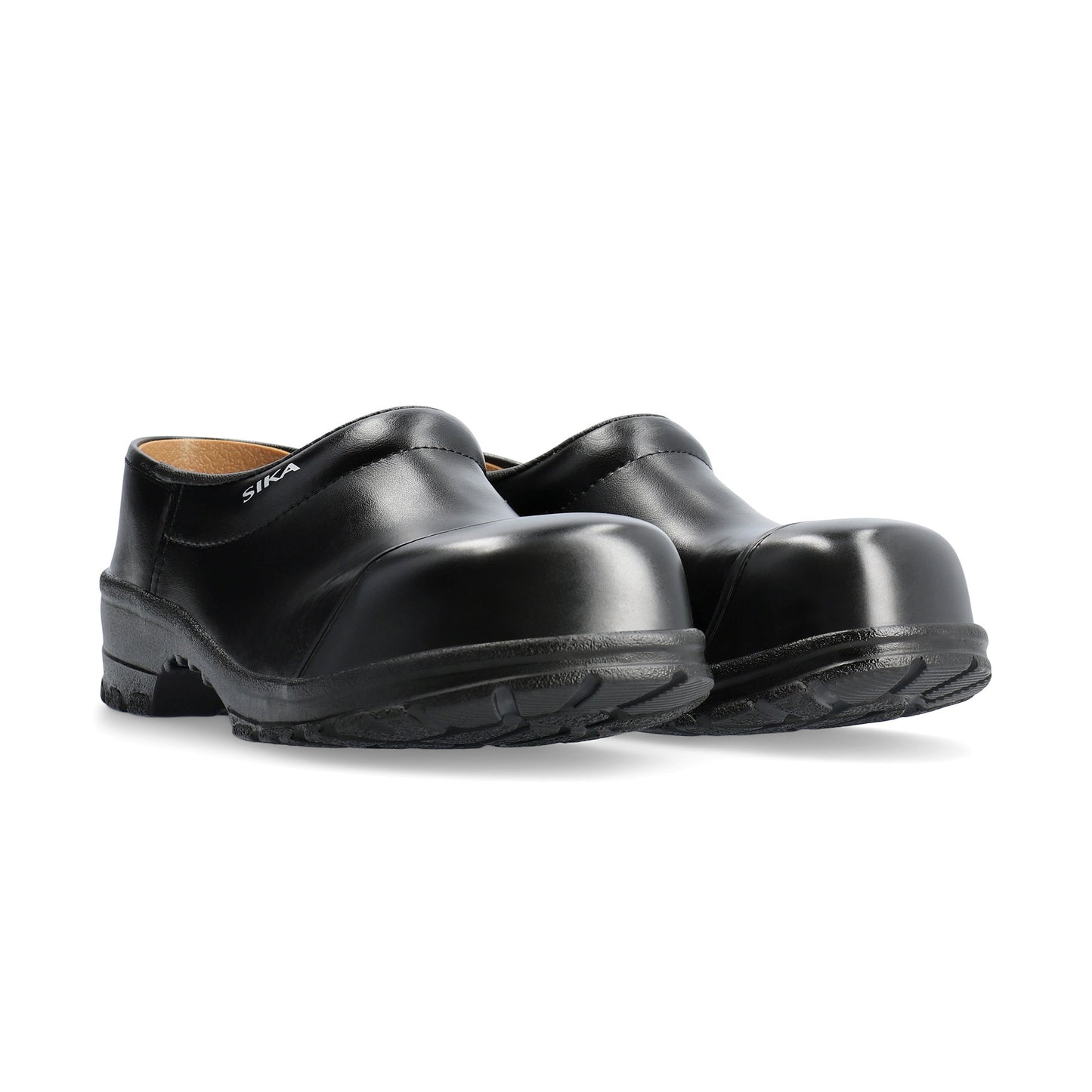 Sika 29 Comfort shoe clogs with crawl toe and PU sole, black, S3, size 46