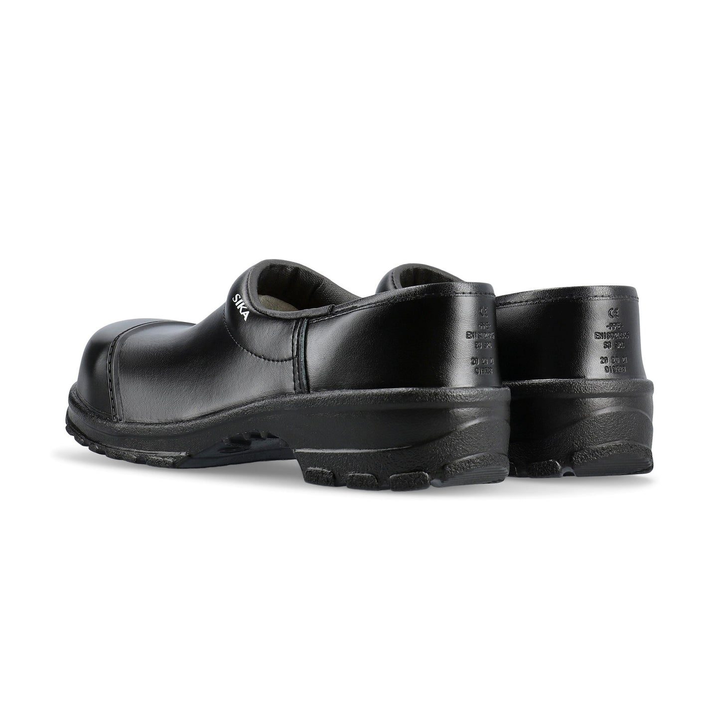Sika 29 Comfort shoe clogs with crawl toe and PU sole, black, S3, size 46