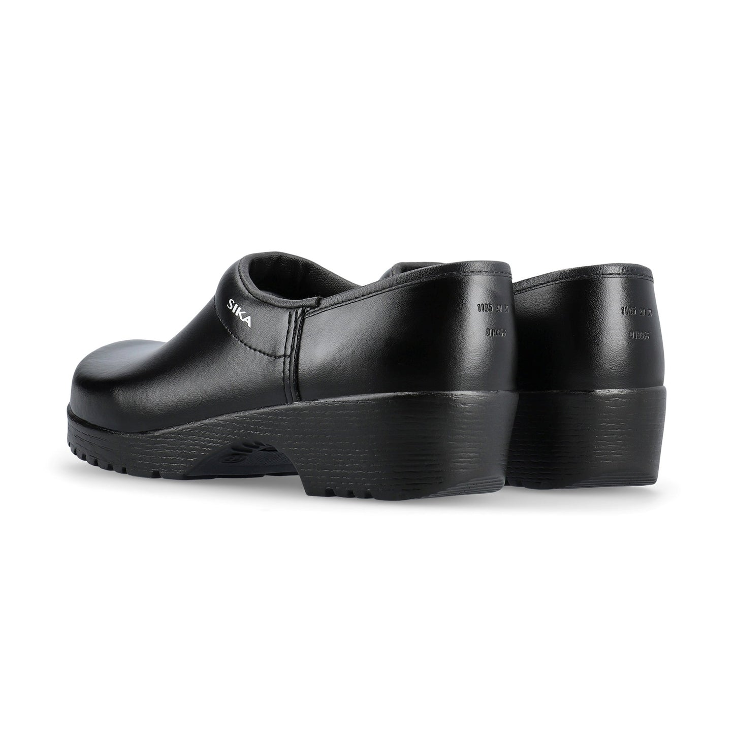 Sika 1185 Flexika shoe clogs with flexible PU sole, black, size 42