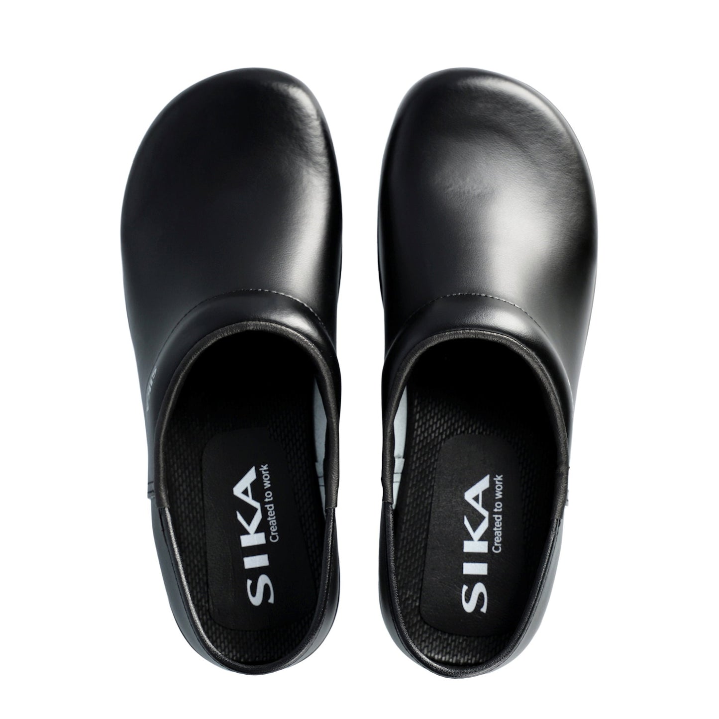 Sika 1185 Flexika shoe clogs with flexible PU sole, black, size 44