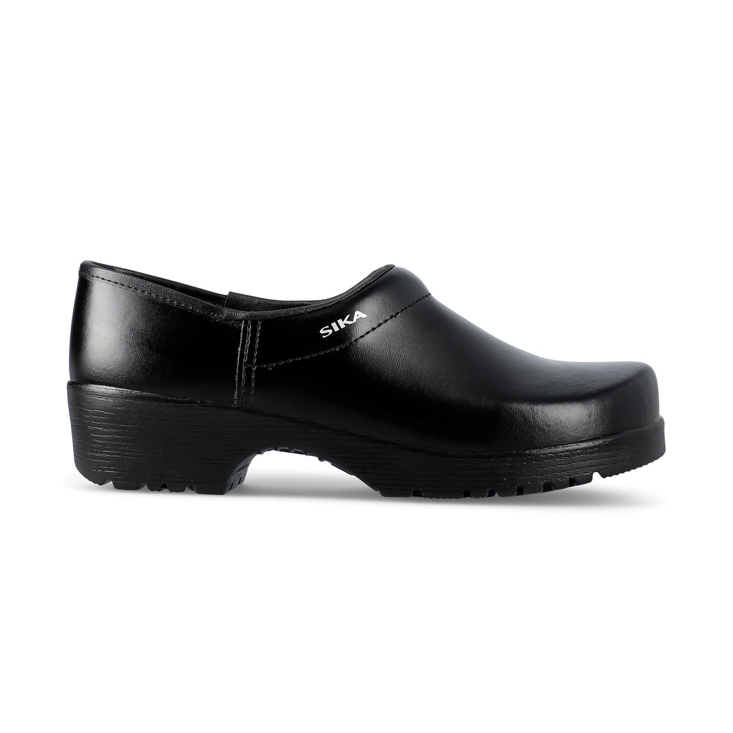 Sika 1185 Flexika shoe clogs with flexible PU sole, black, size 42