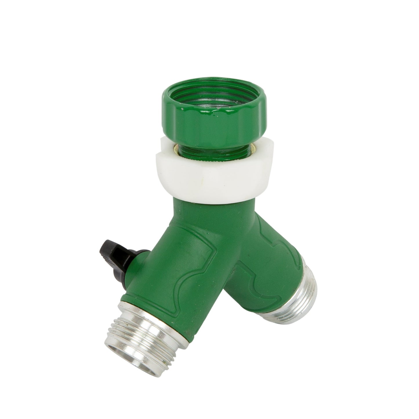 SummerRain tap adapter with water distributor, metal, 2-way