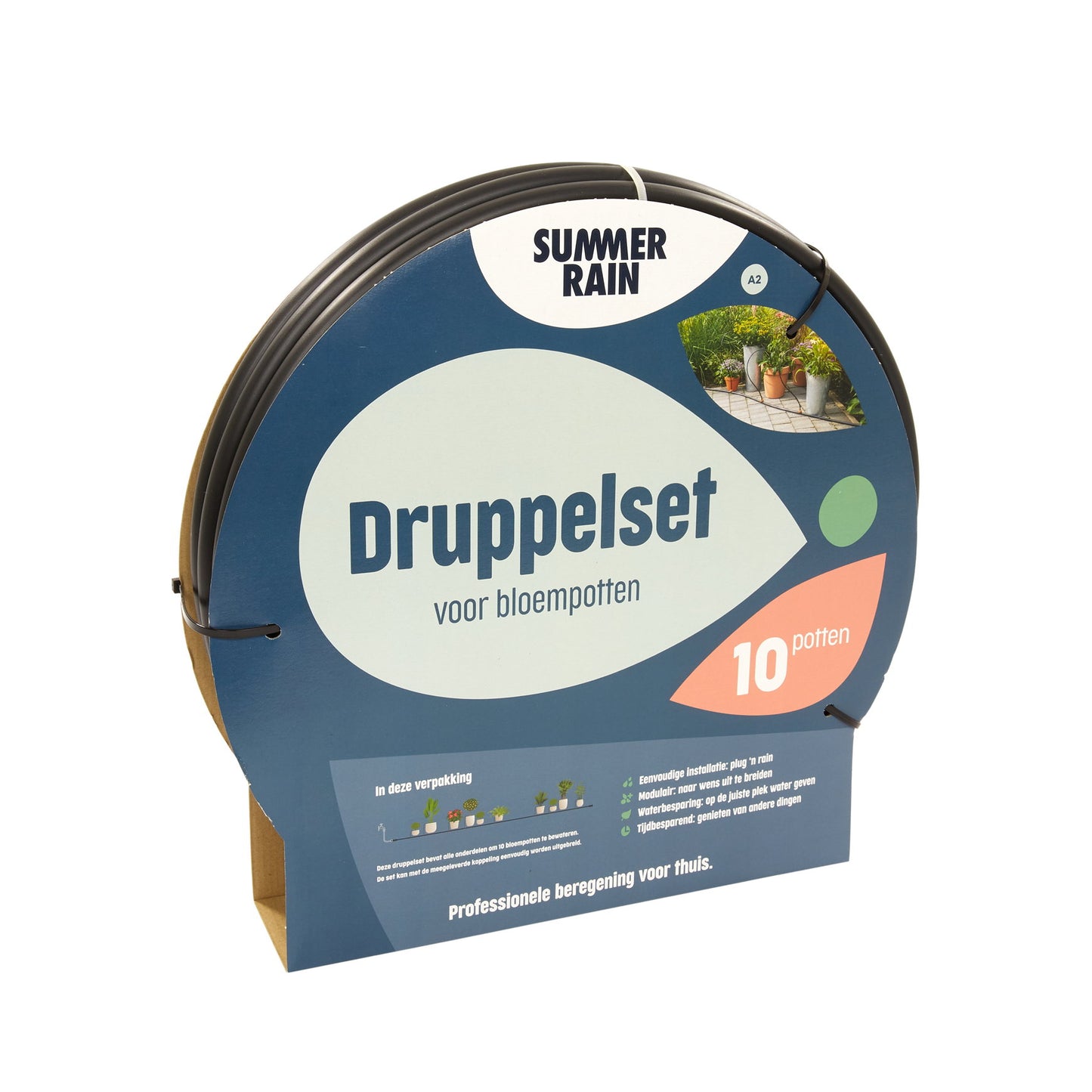 SummerRain drip system for balcony and terrace 10 flowerpots