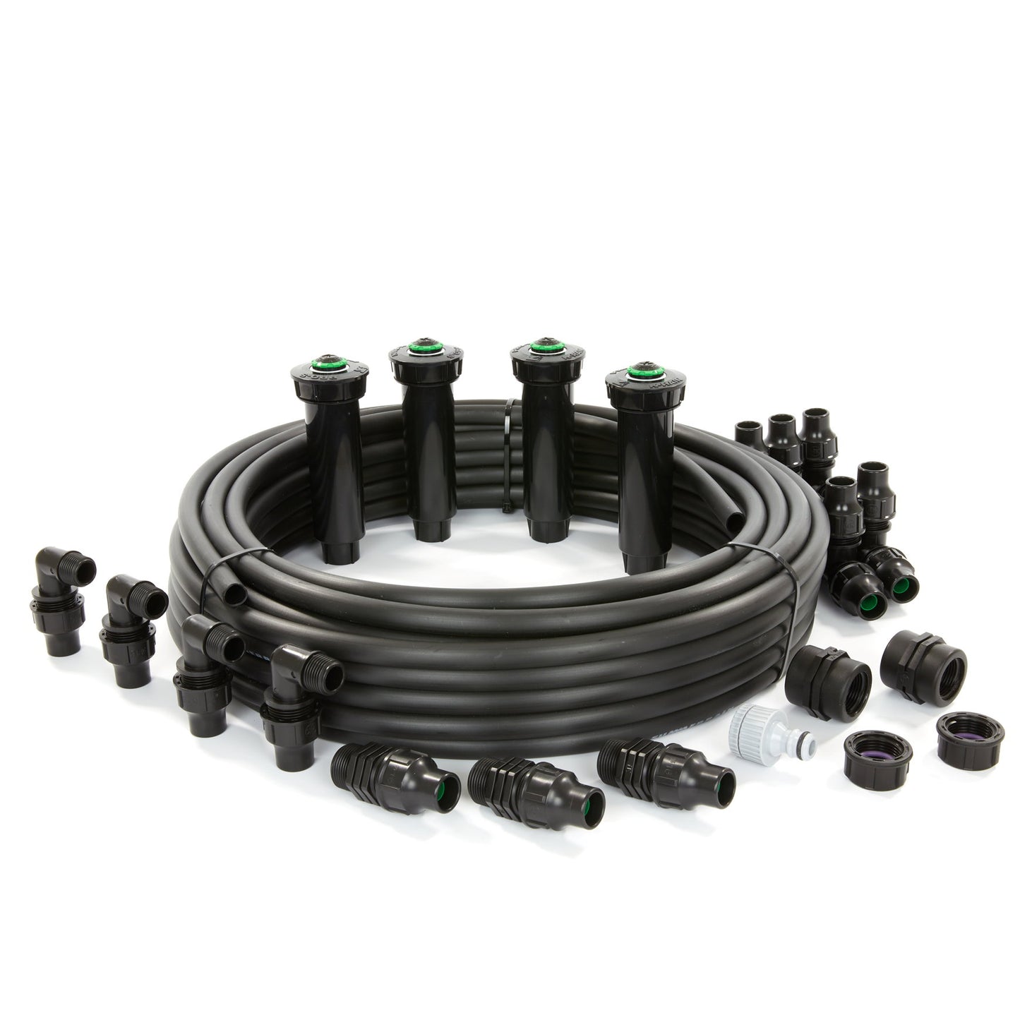 Kit de riego para césped SummerRain, incluye 4 aspersores, máx. 16 m²