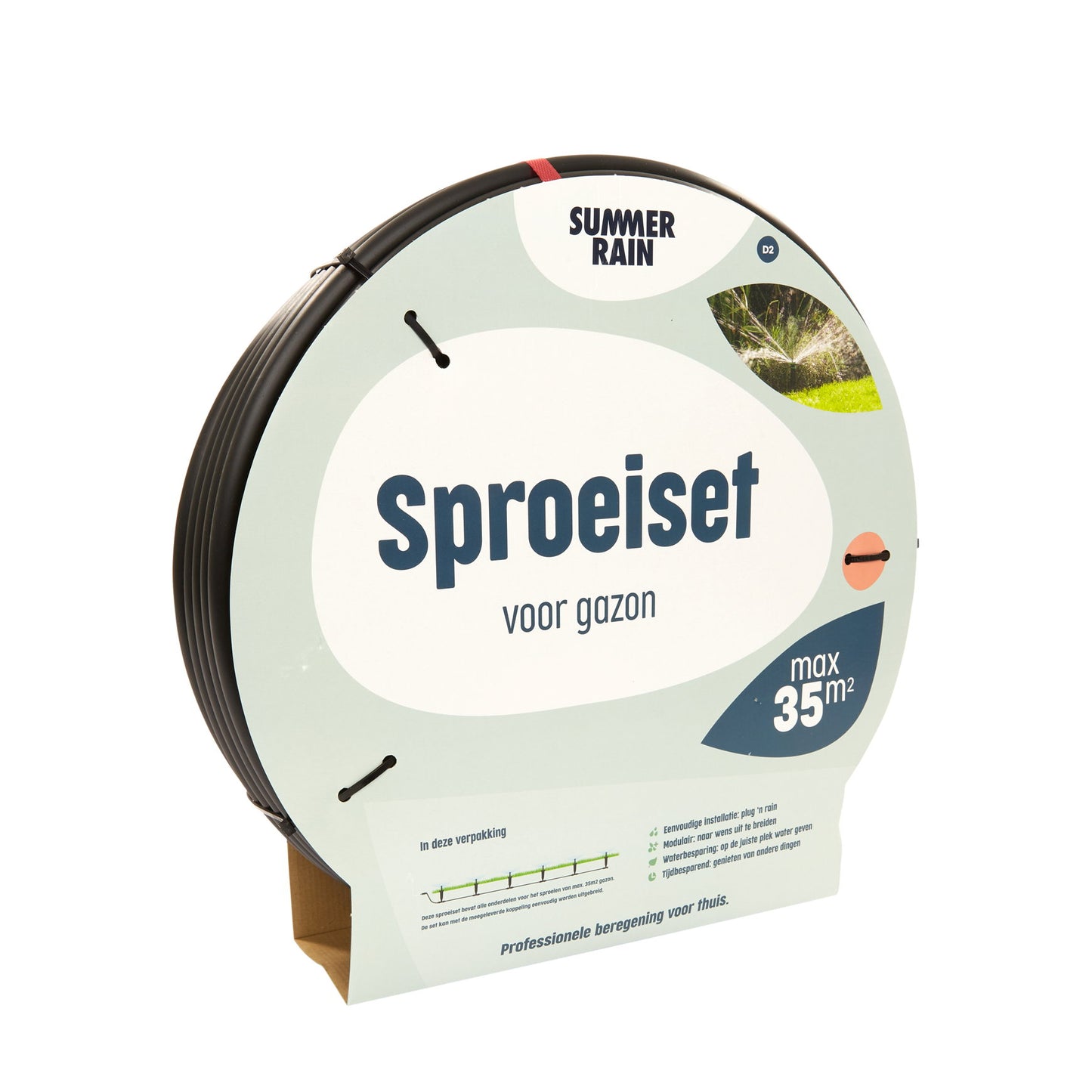SummerRain lawn spray set, incl. 6 sprinklers, max. 35 m²