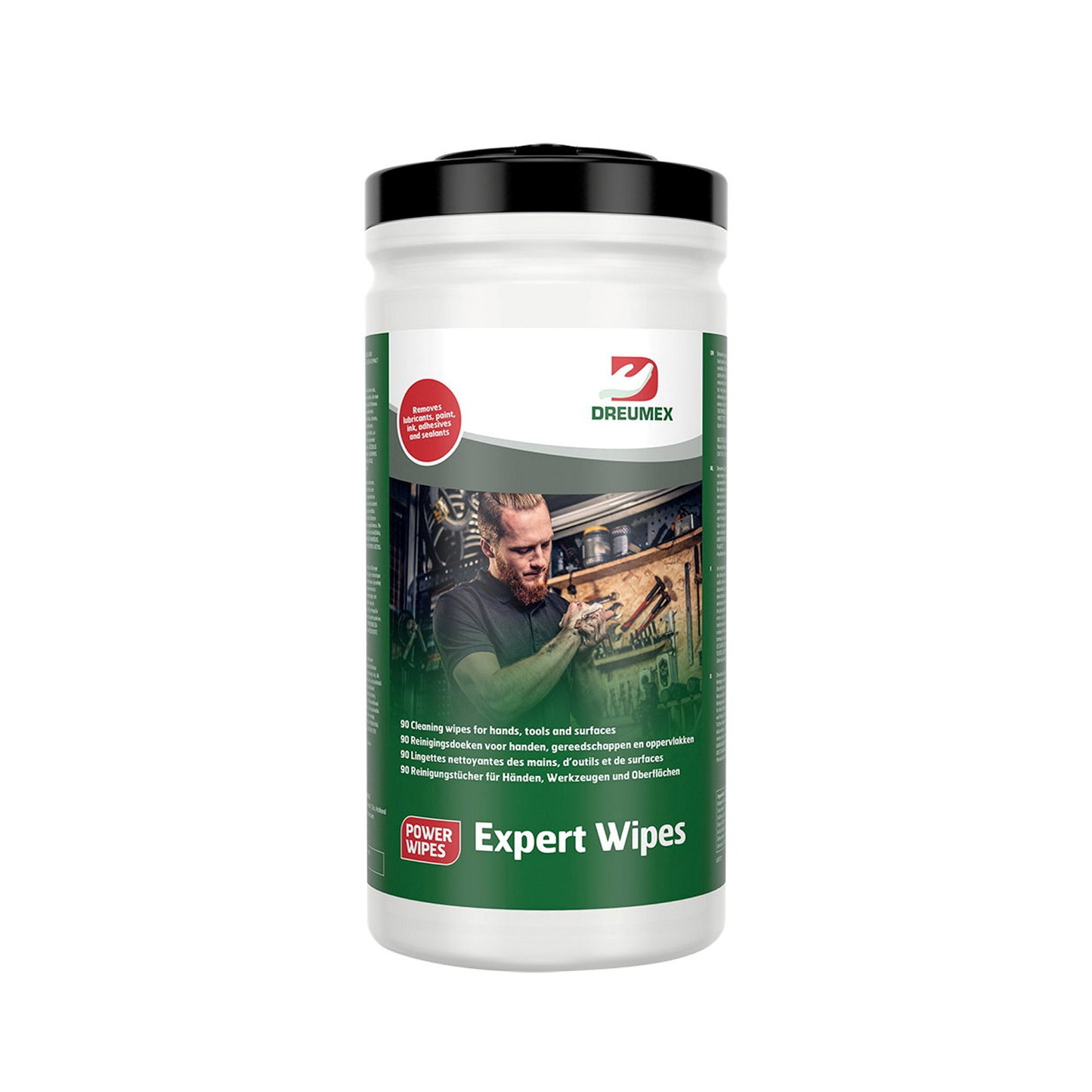 Dreumex cleaning wipes, type Expert Wipes, can of 90 pieces
