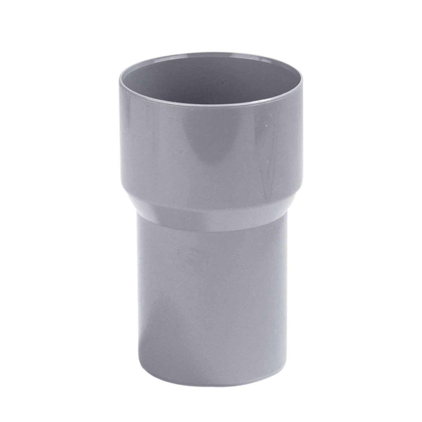 Dyka rainwater- / drainage pipe reducing ring, PVC, internal x external glue, grey, 80 x 75 mm
