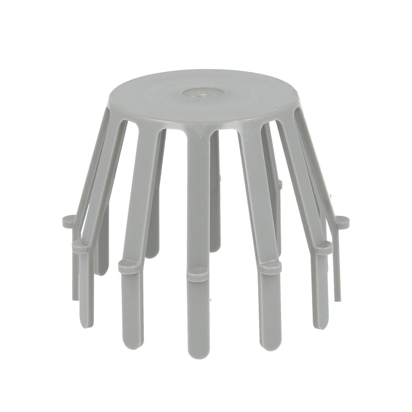 Bajante de agua de lluvia Dyka, recogedor de hojas, PVC, gris, 100 mm
