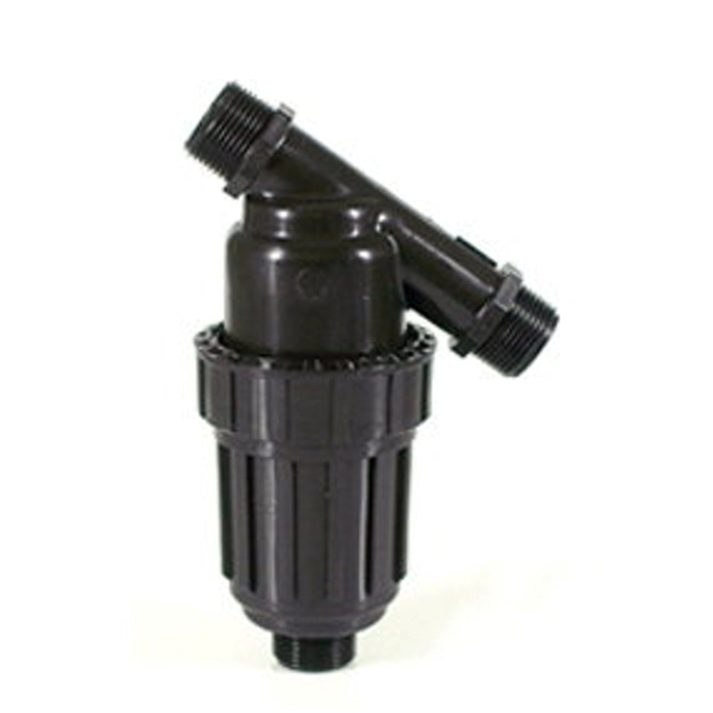 Irritec water filter, polyamide, 10 bar, 2x M thr ¾", C, SS filter, 120 mesh, 130 micron, red