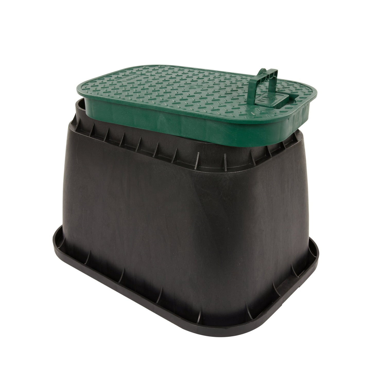 Rain ground pit, type PZRM 115, green/black, l = 555 mm, w = 365 mm, h = 330 mm