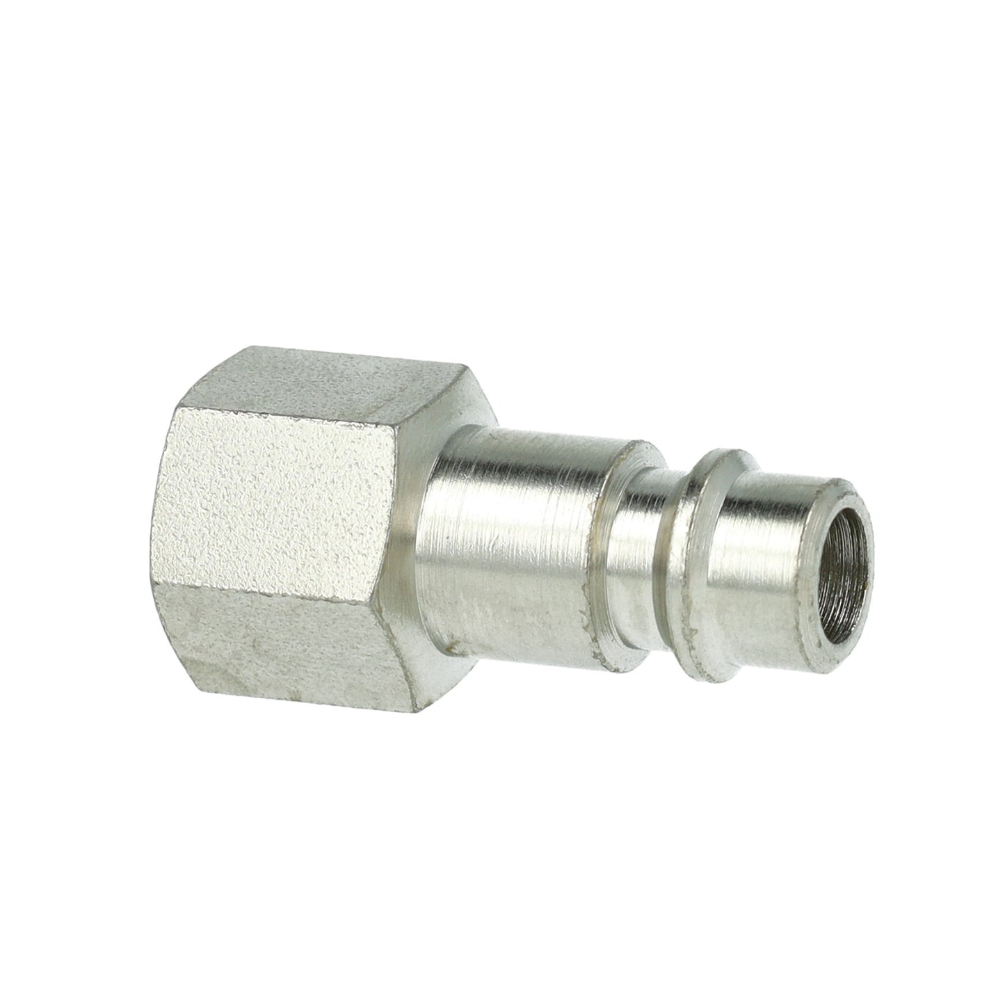 Boquilla enchufable para acoplamiento rápido, rosca hembra, acero niquelado, 3/8"