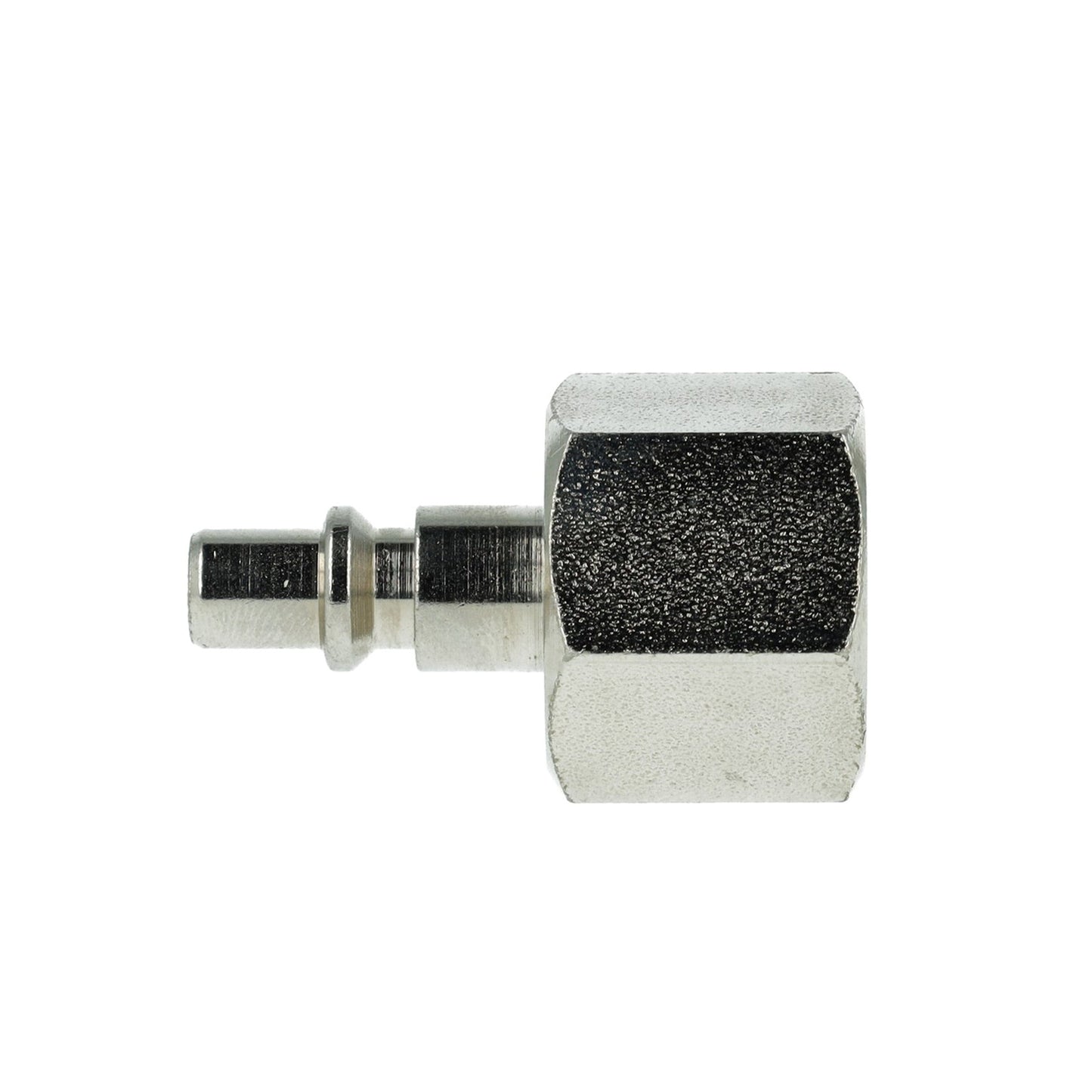 Boquilla enchufable para acoplamiento rápido, rosca hembra, acero galvanizado, 3/8"