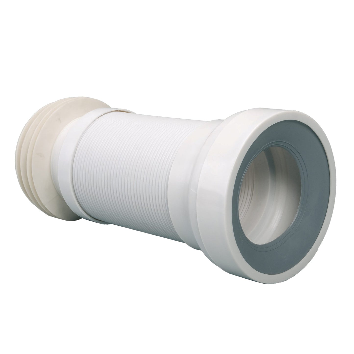 Airfit toilet connector, flexible, l = 285 - 500 mm, Ø 98 - 105 mm, white