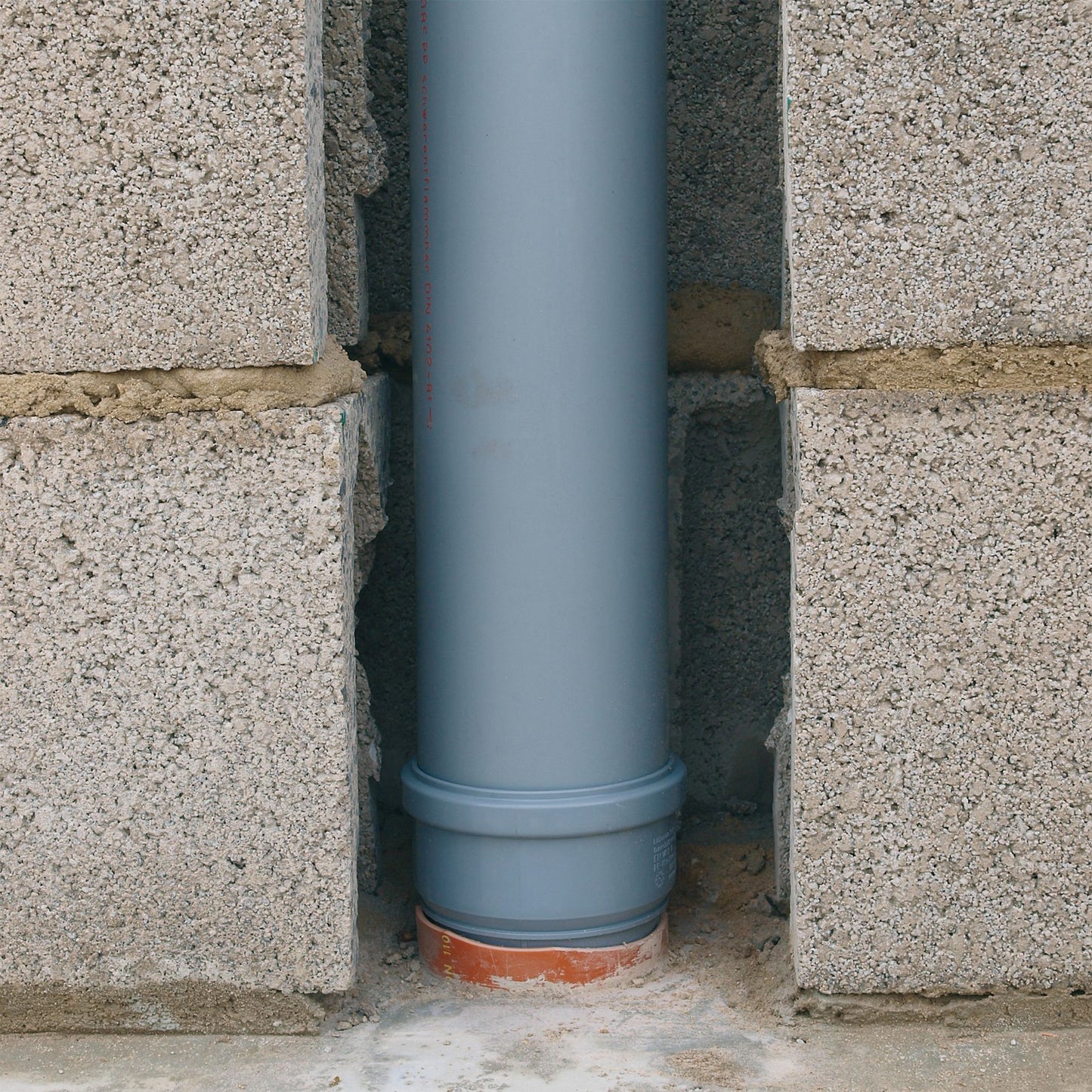 Adaptador de inserción de reparación Airfit, PP, espiga cónica/manguito 2x, gris, 110 x 110 mm