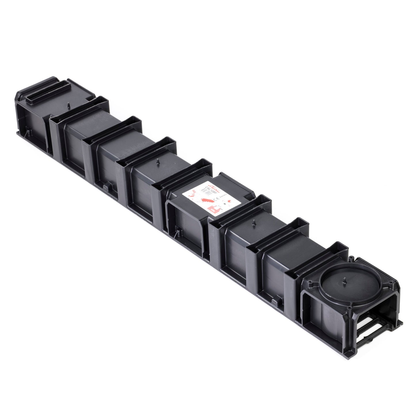 Nicoll drainage channel, type Connecto 100, PP, incl. CI slotted grating, B125, 100x13.6x9.8 cm