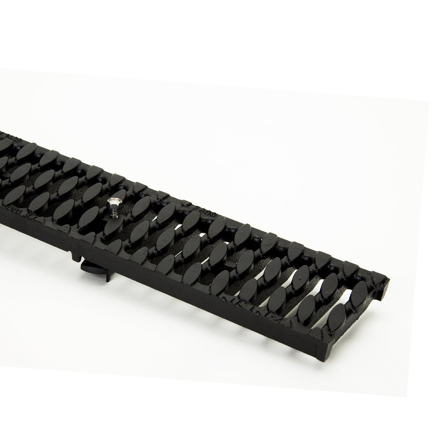 Anrin slot grate, type KE-100/KF-100, cast iron, with grate fastening, E600, 50 x 12.3 cm
