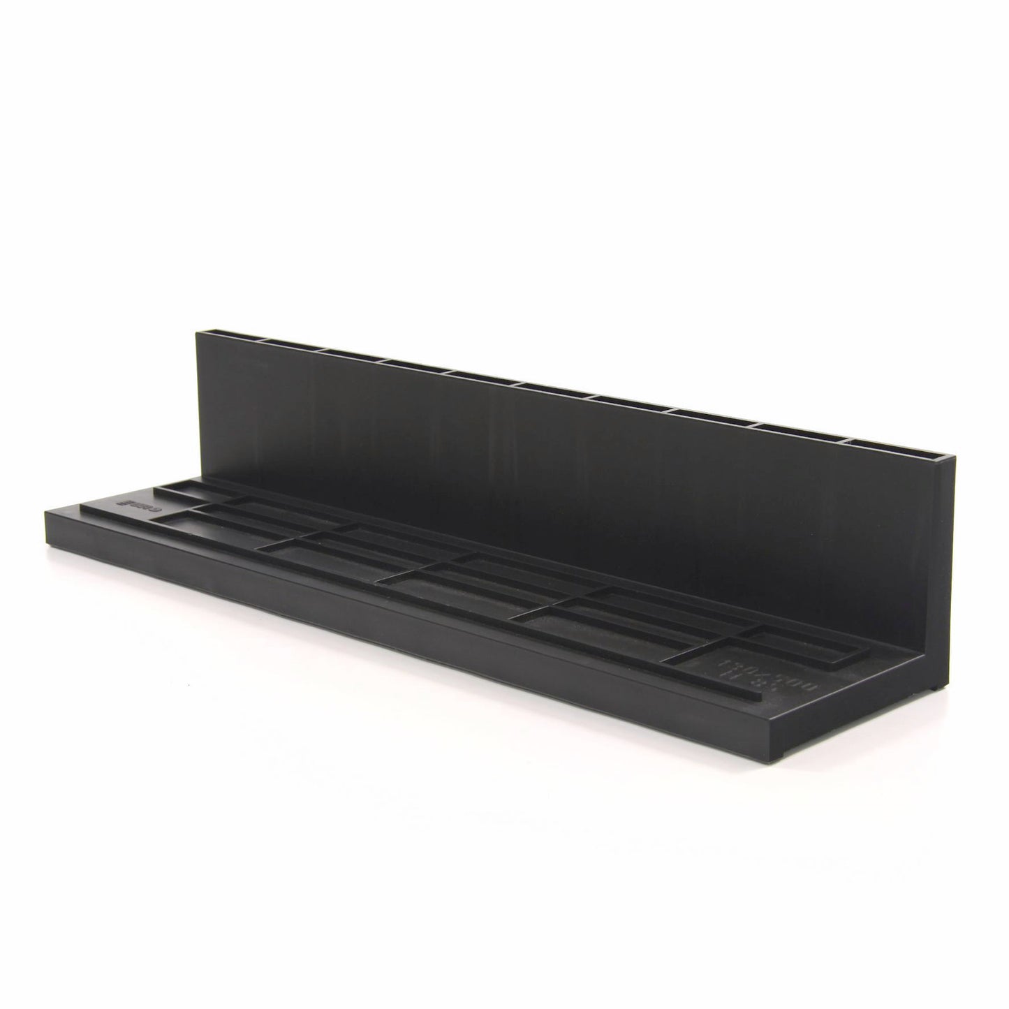 Nicoll slotted drain, type Connecto 100, PP, black, A15, 50 x 1.6 x 8.5 cm