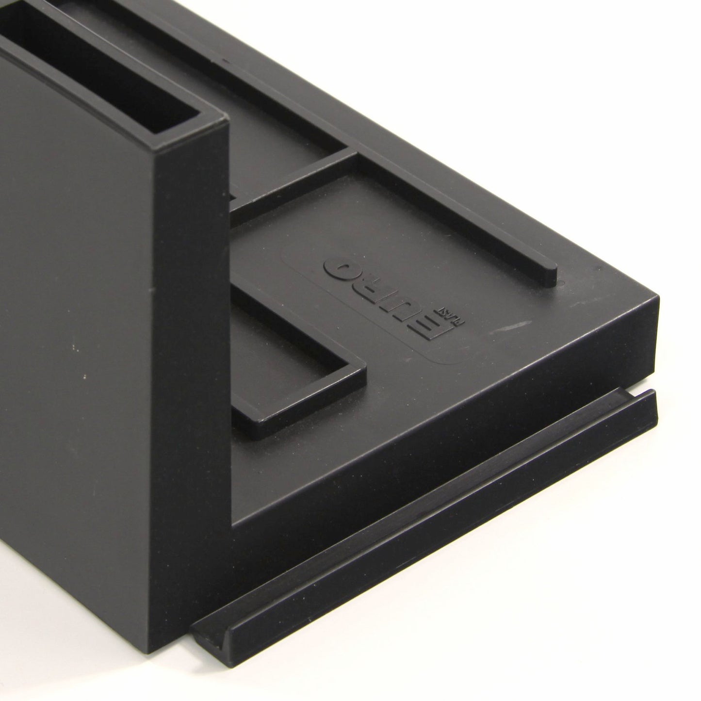 Nicoll slotted drain, type Connecto 100, PP, black, A15, 50 x 1.6 x 8.5 cm