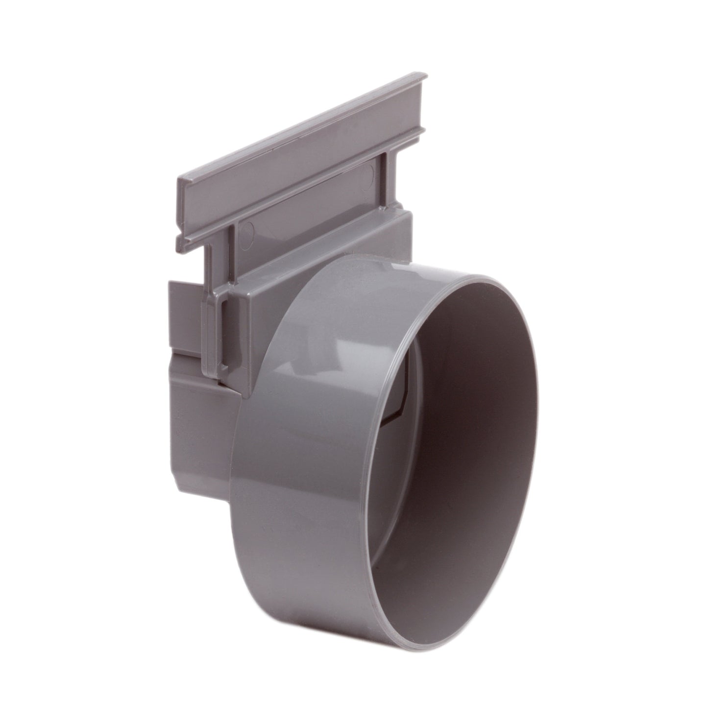 Nicoll end piece, type Connecto 100, PVC, grey, for art. no. 254531, 254532, 254535, 254536, 110 mm