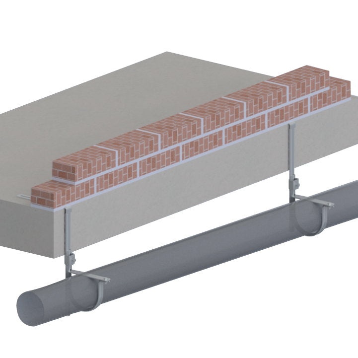 Walraven foundation bracket, steel, 125 mm