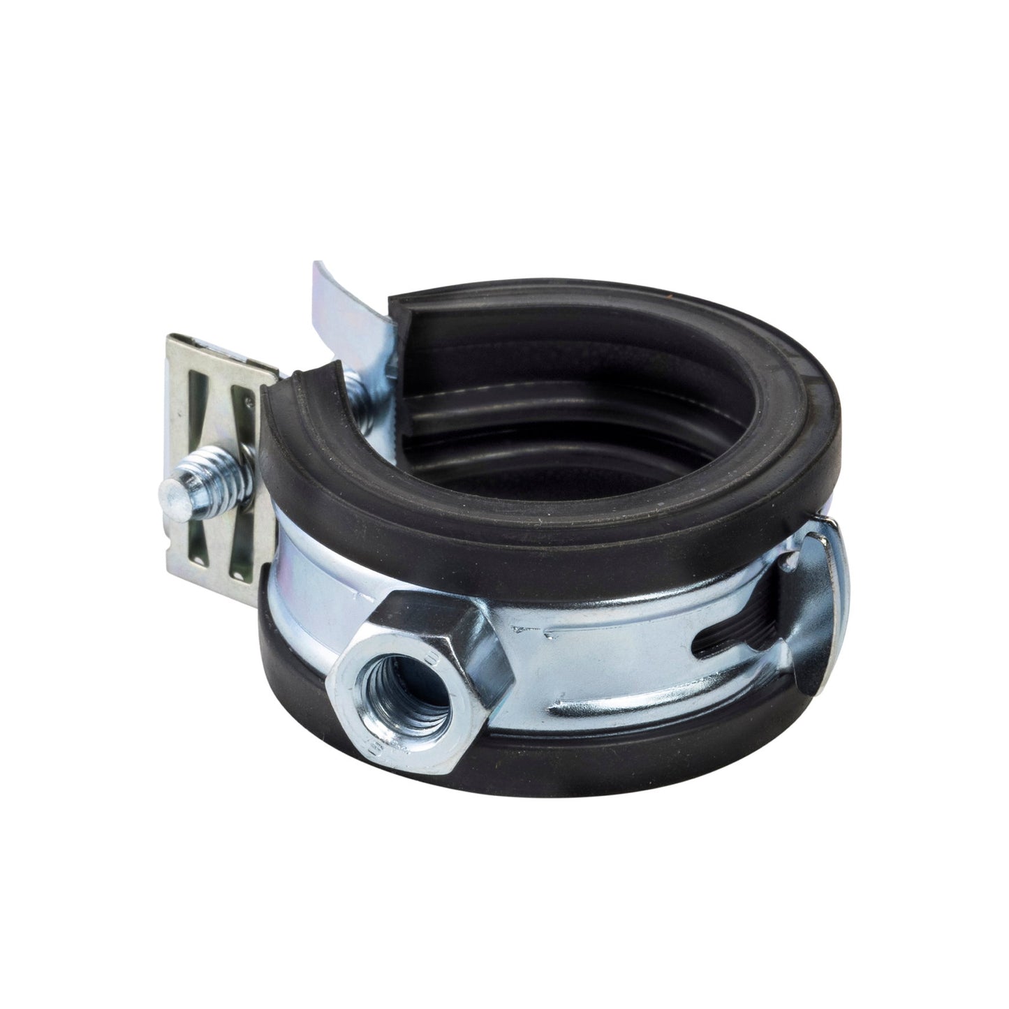 Walraven BISMAT Flash pipe clamp, quick-lock, steel, eg, M8, for metal pipe d = 32 - 35 mm