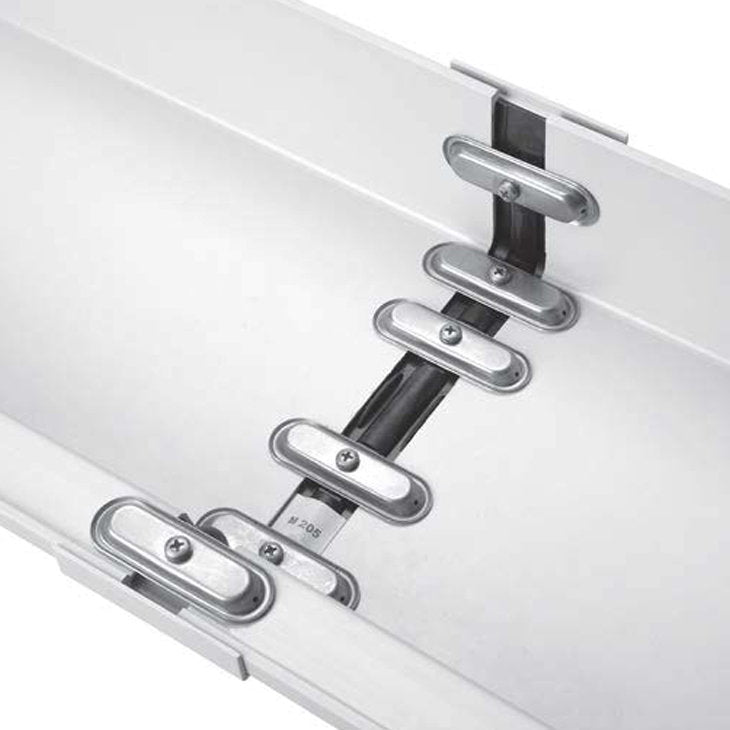 Pieza de conexión Rawinso para canalón, pp, con caucho EPDM, gris claro, RAL 7035, 170 mm