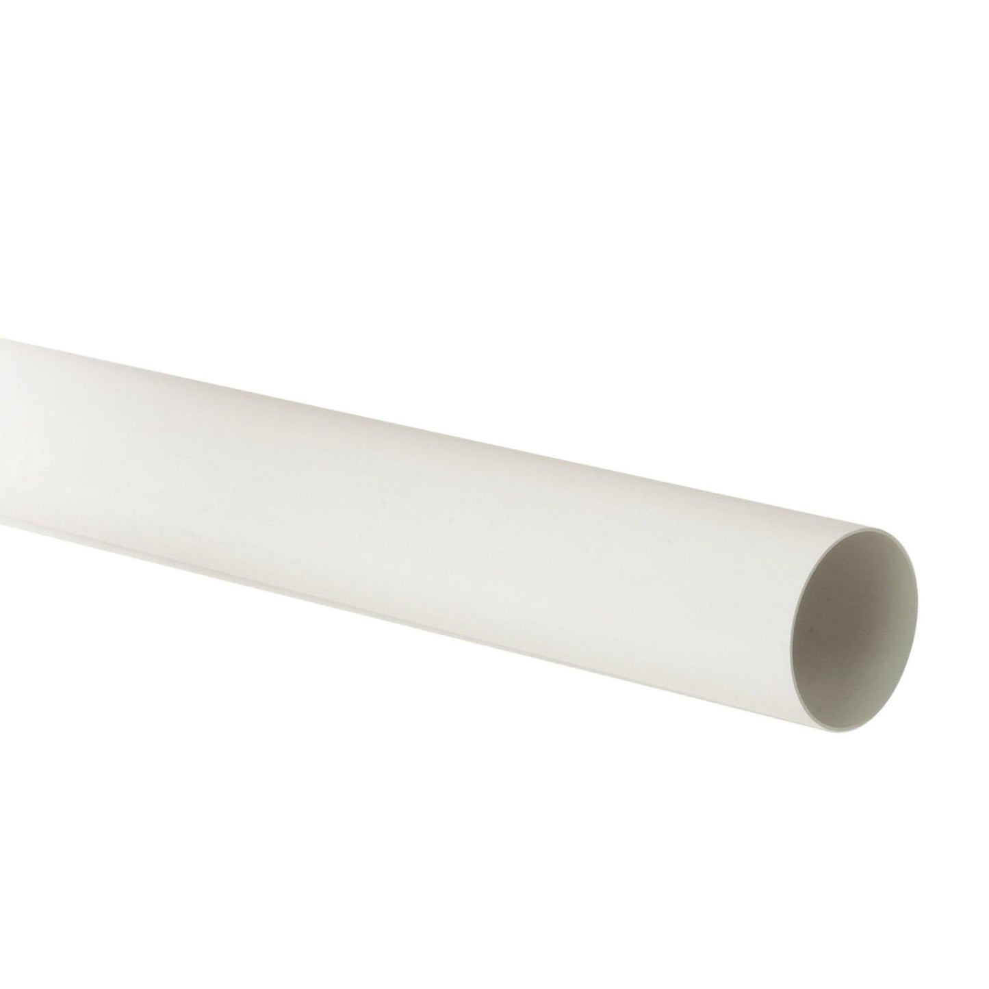 Conducto de agua de lluvia Nicoll Techtan, PVC, blanco, RAL 9010, 80 mm, longitud = 4 m