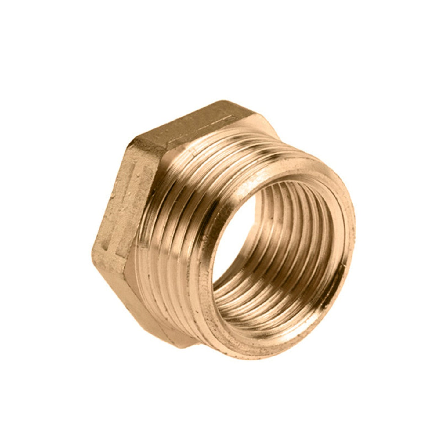 Anillo reductor Bonfix, latón, rosca macho x rosca hembra, 1½" x 1¼"