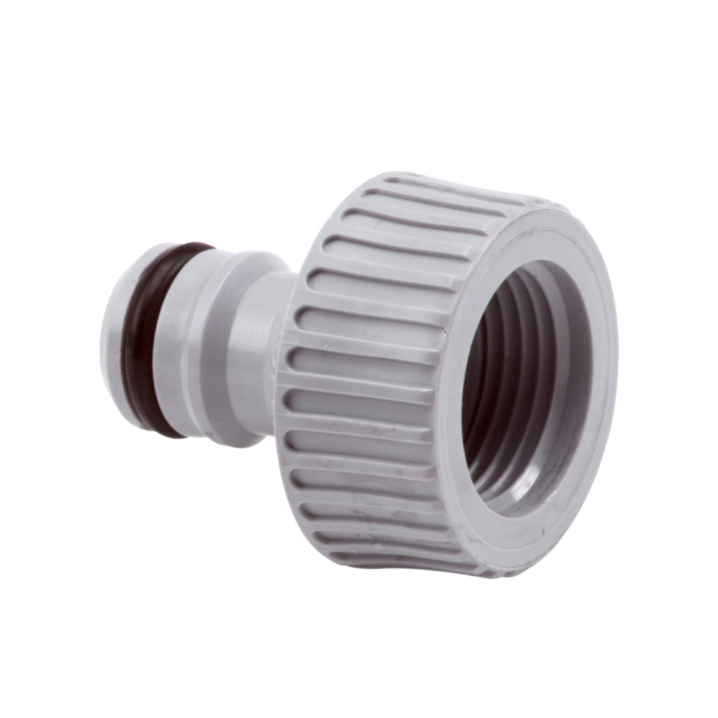 Siroflex tap connector with female thread, PVC, 1"