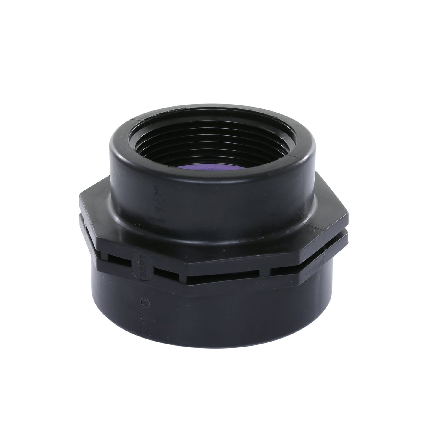Self-Seal reducing socket, PP, 2x female thread, 6 bar, 1¼" x 1"